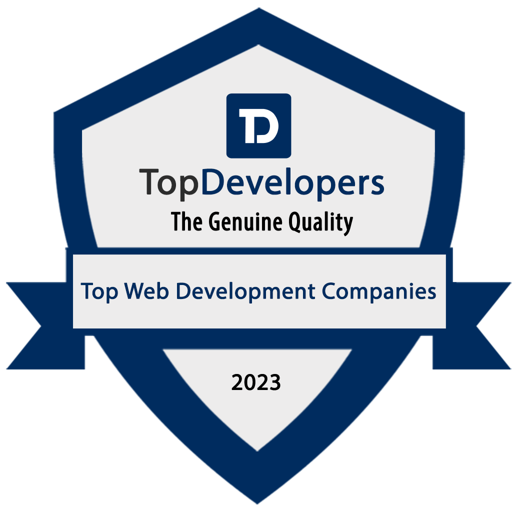 badge top web development companies 2023